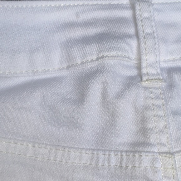 AEO Distressed White Cut-offs with Matte Sequins - Picture 8 of 10